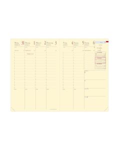 Planner refills Weekly