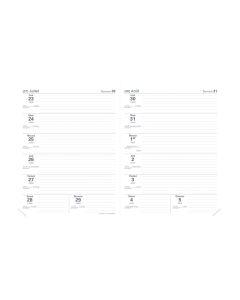 Planner refills 2 weeks on 2 pages