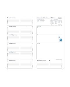 Planner refills Weekly