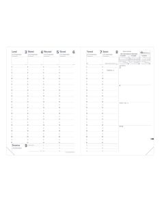 Planner refills Weekly Gold edge