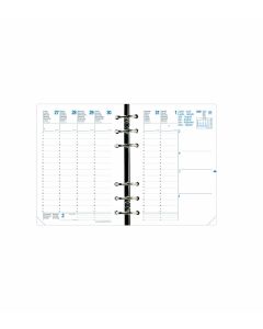 Organiser refills Weekly