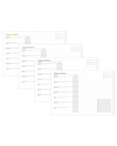 Planner refills Weekly
