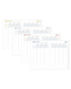 Planner refills Weekly