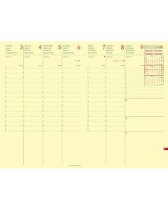 Planner refills Weekly