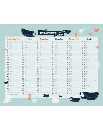 Calendars 12 months Animascot