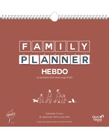 Calendars Weekly Family Planner