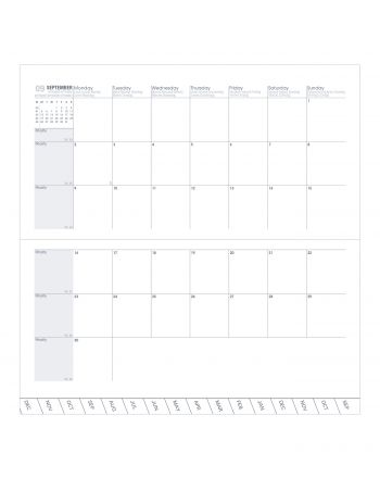 School year planners Monthly