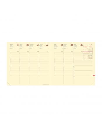 Calendar year planners Weekly